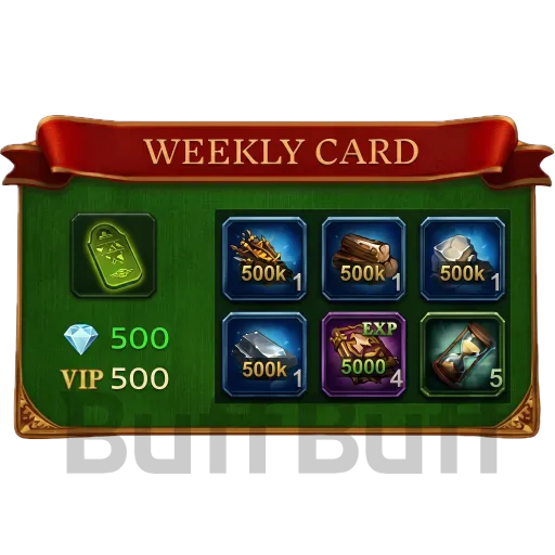 Weekly Card