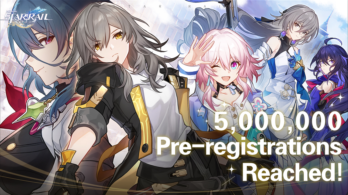 Honkai Star Rail Hits 5 Million Pre-registrations image