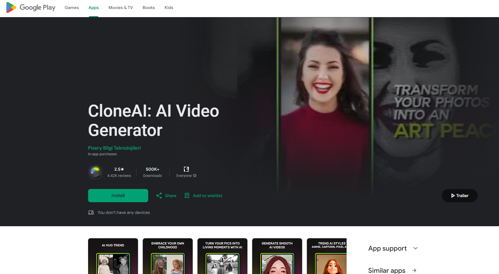 CloneAI: AI Video Generator