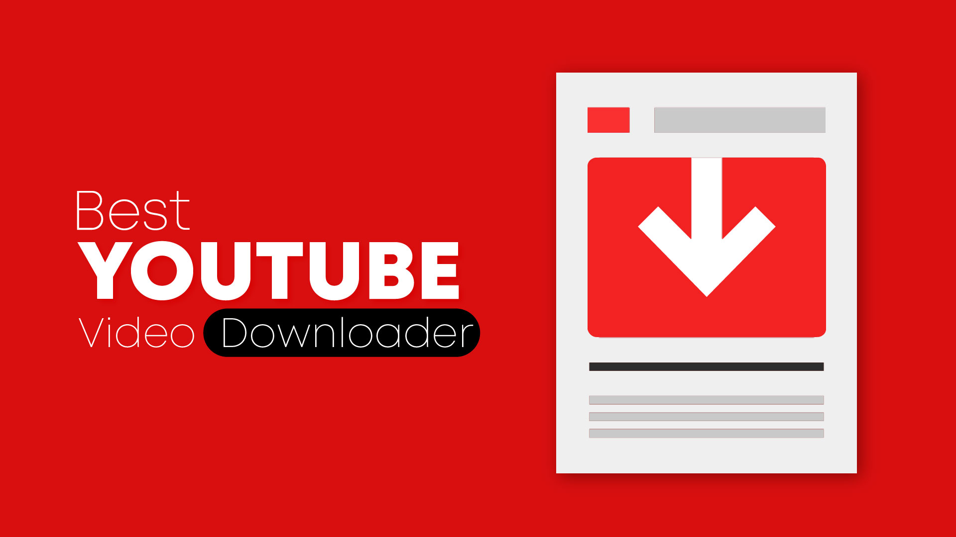 Os melhores downloaders de vídeo do YouTube para Android grátis