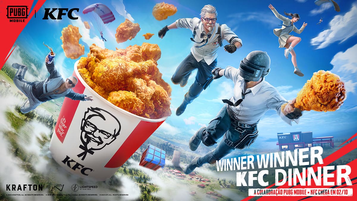 PUBG Mobile revela próxima colaboração com a gigante de fast food KFC image