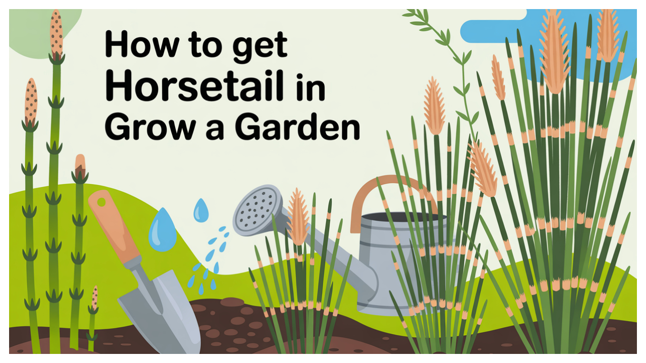 How to Get Horsetail in Grow a Garden: Crafting, Value, and Tips image