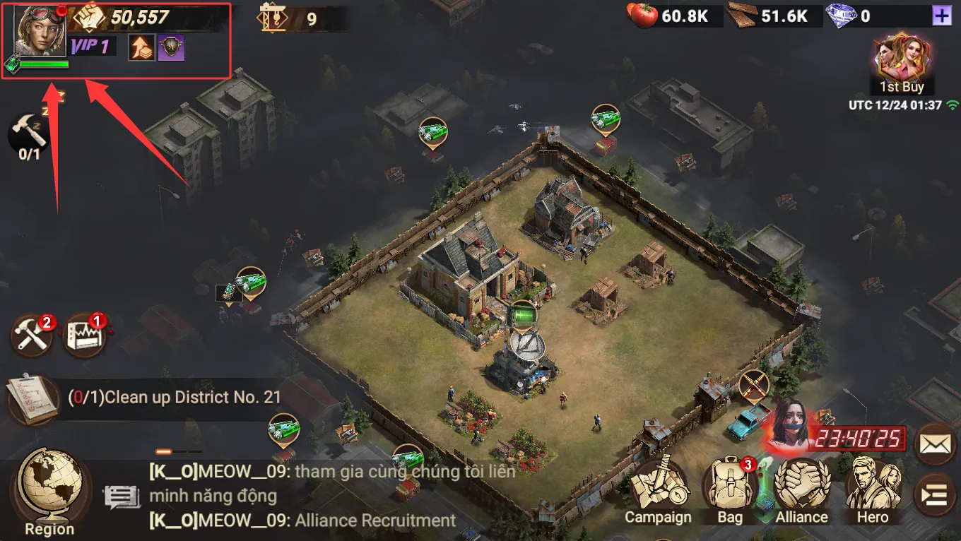 Click the icon at the top-left