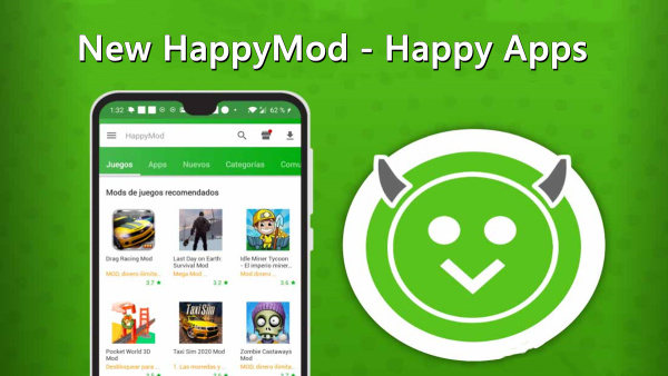 كيفية تنزيل New HappyMod - Happy Apps على الأندرويد image