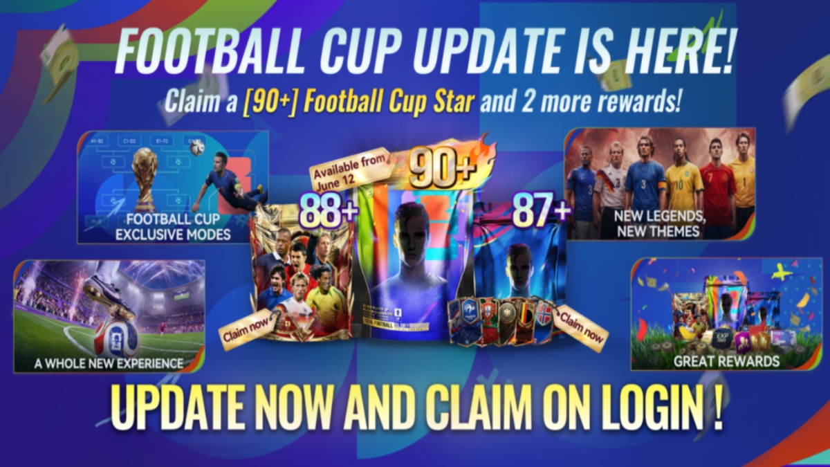 Six Legends Unite. All 48 Teams in Real-Time Sync. TF Football Cup Update Is Now Live