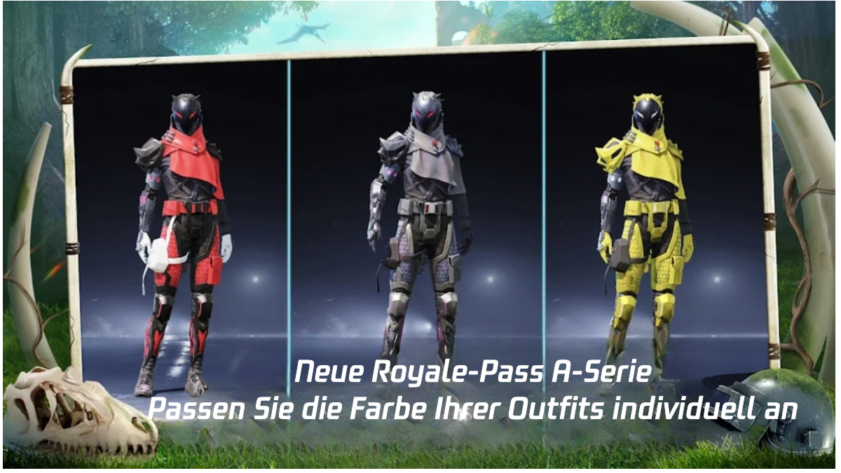 Outfits der PUBG MOBILE Royale Pass A-Serie werden enthüllt