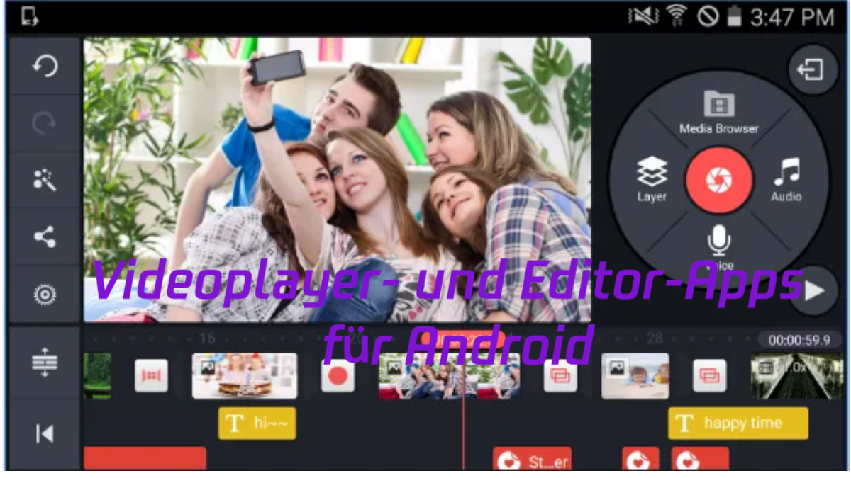 Die hoch bewerteten Videoplayer- und Editor-Apps für Android image