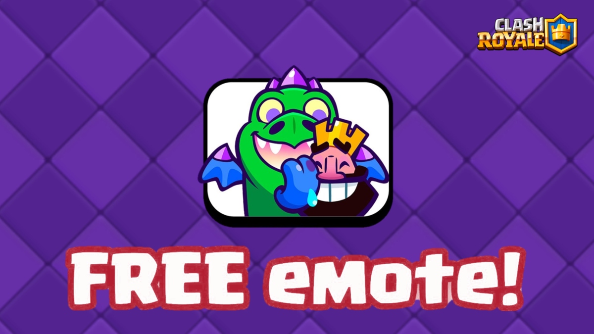 Clash Royale Бесплатный код эмоции "Малыш Дракон" image