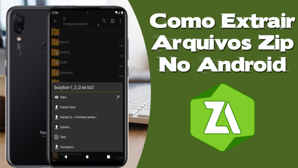 Como Extrair Arquivos Zip no Android image