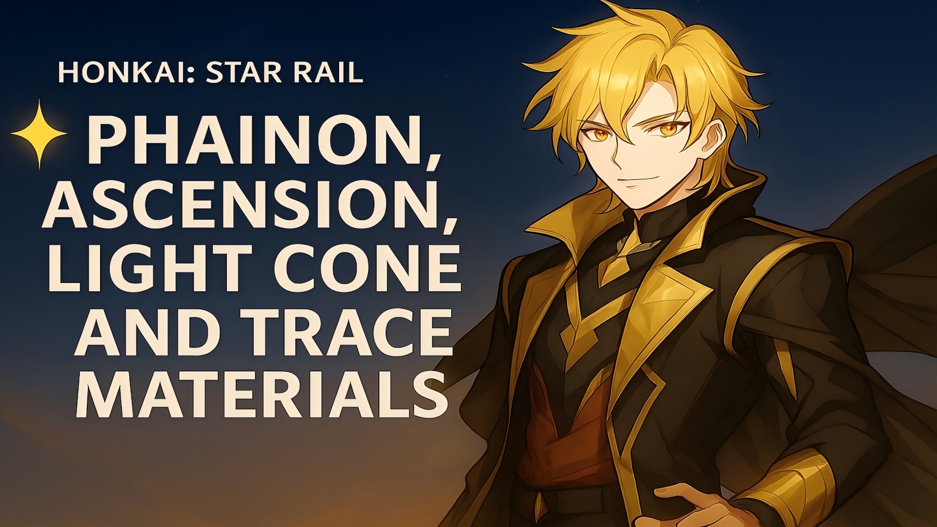 Phainon Ascension, Light Cone and Trace Materials | Honkai: Star Rail image