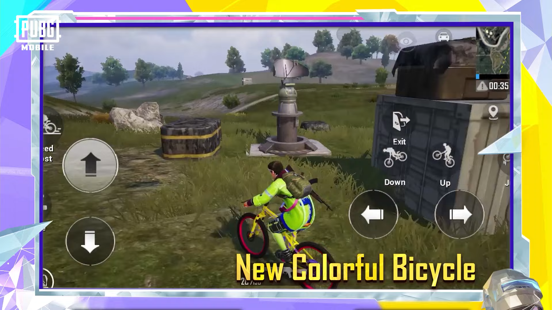 PUBG MOBILE Folding Mountain Bike New Gameplay image