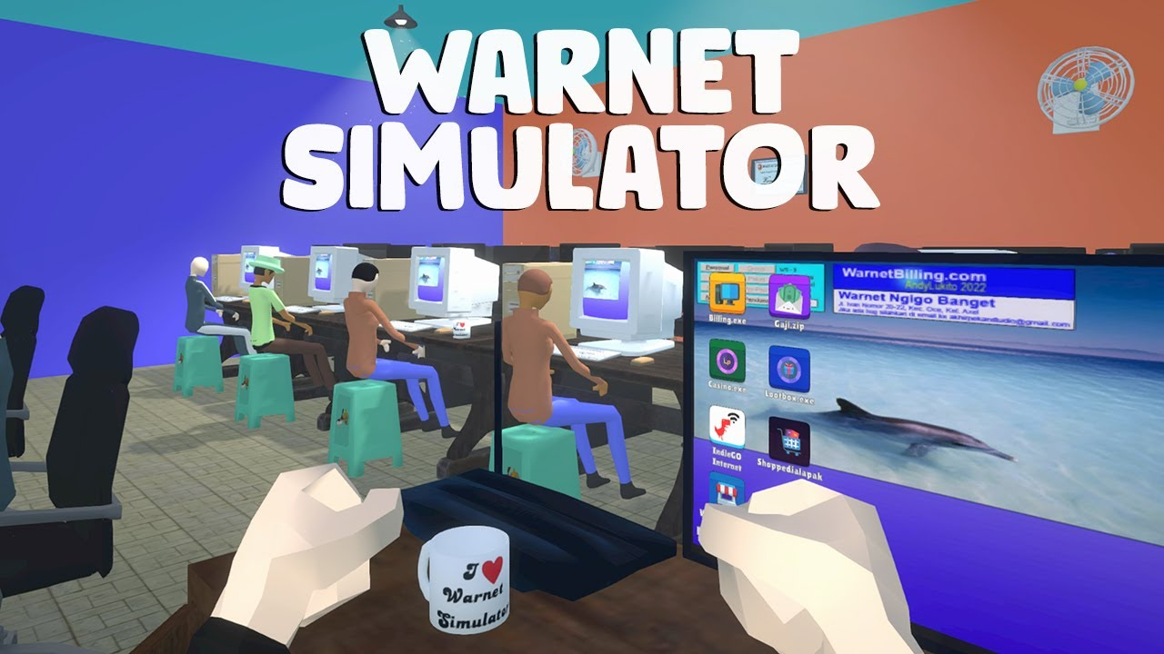 Warnet Life: Build Your Dream Internet Cafe in This Nostalgic Simulator image