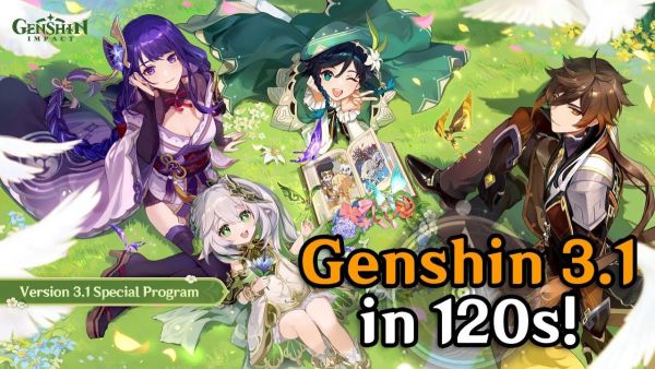 استعراض البث المباشر لـ Genshin Impact 3.1 image