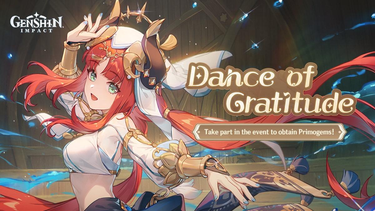 يأتي نشاط الويب Dance of Gratitude لـ Genshin Impact image