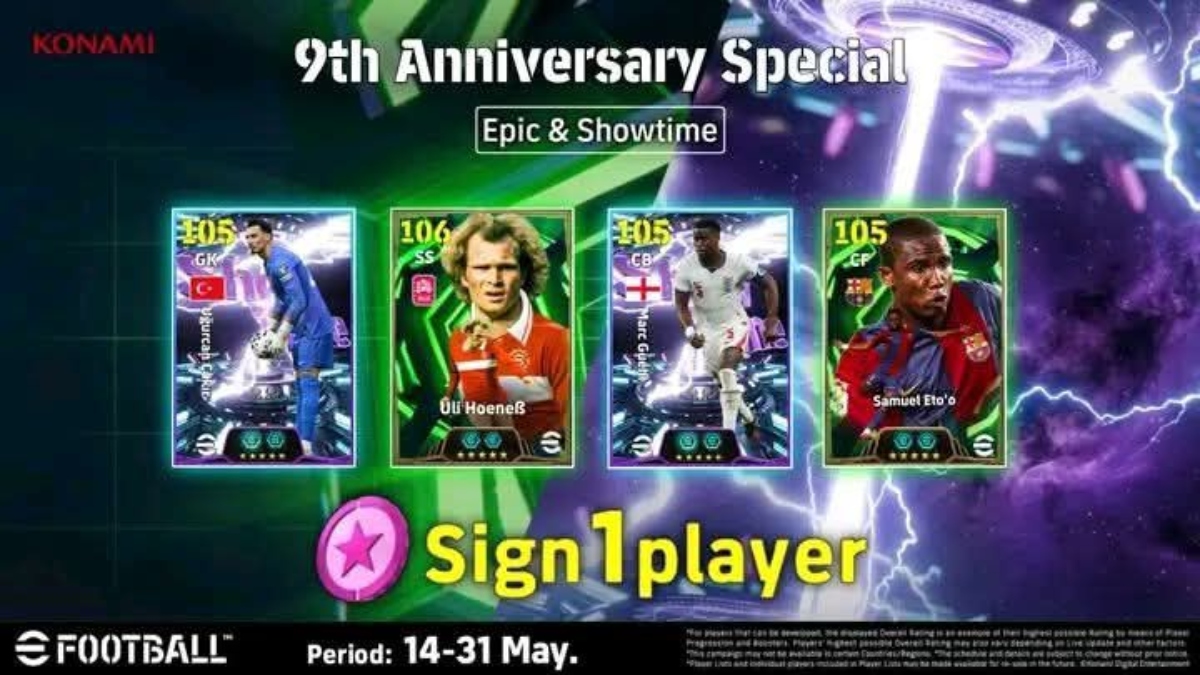 eFootball 2026 9th Anniversary Celebration is Coming on May14, 2026