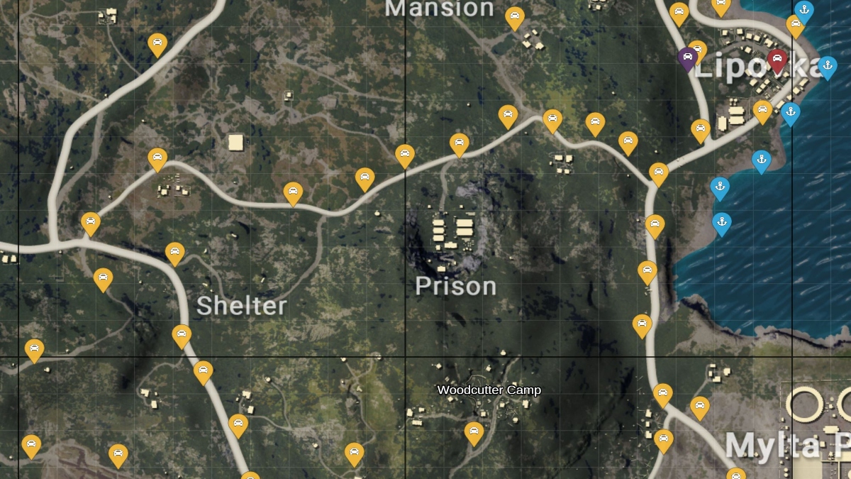 PUBG MOBILE Map Guide - Erangel - Shelter & Erangel Prison image