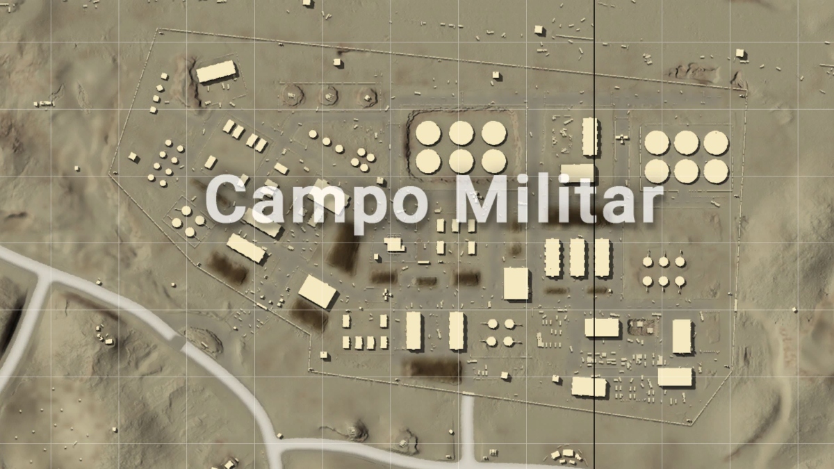 PUBG MOBILE Map Guide - Miramar - Campo Militar image