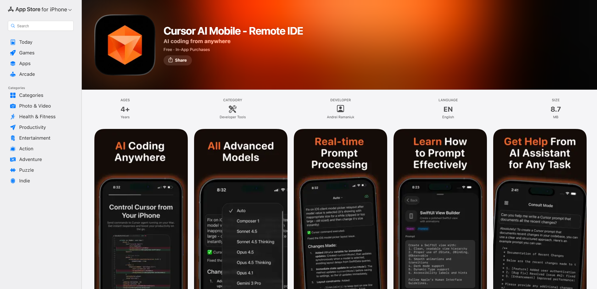Cursor AI Mobile: Remote IDE: Reviews, Features, Pricing, Guides, and ...