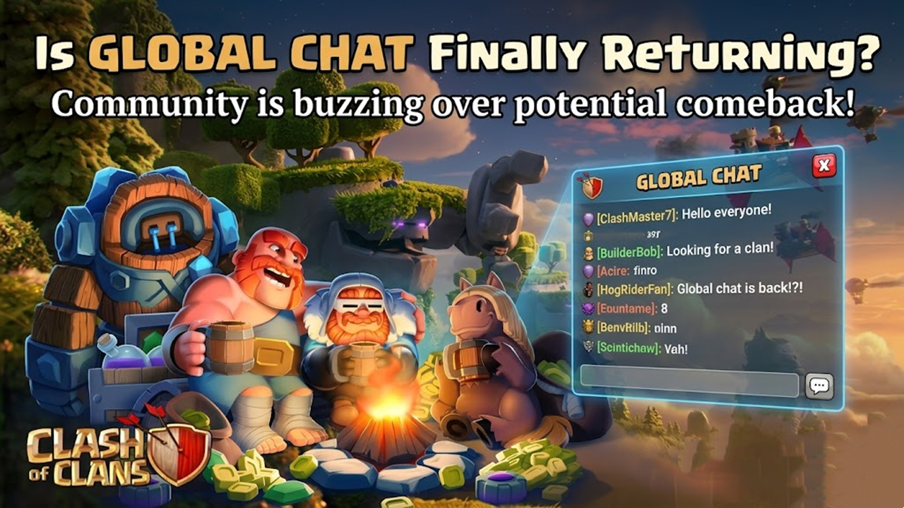 Clash of Clans Might Finally Bring Back Global Chat?