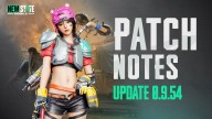 New State Mobile Update 0.9.54  Patch Note