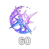 60 Cristales (Doble en la primera recarga)