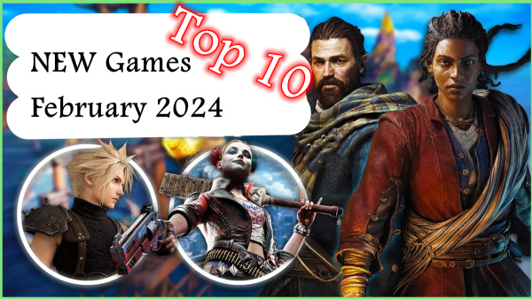 Top 10 NEW Games of February 2024 for PC and Mobile image