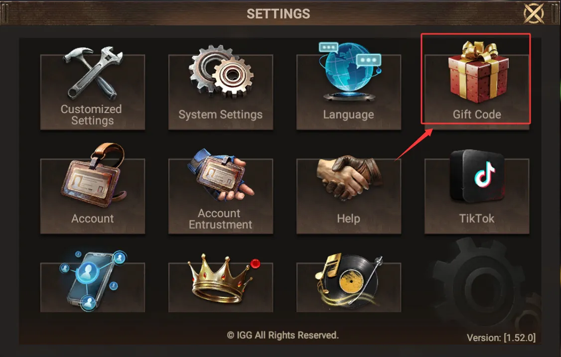 Click the Account icon