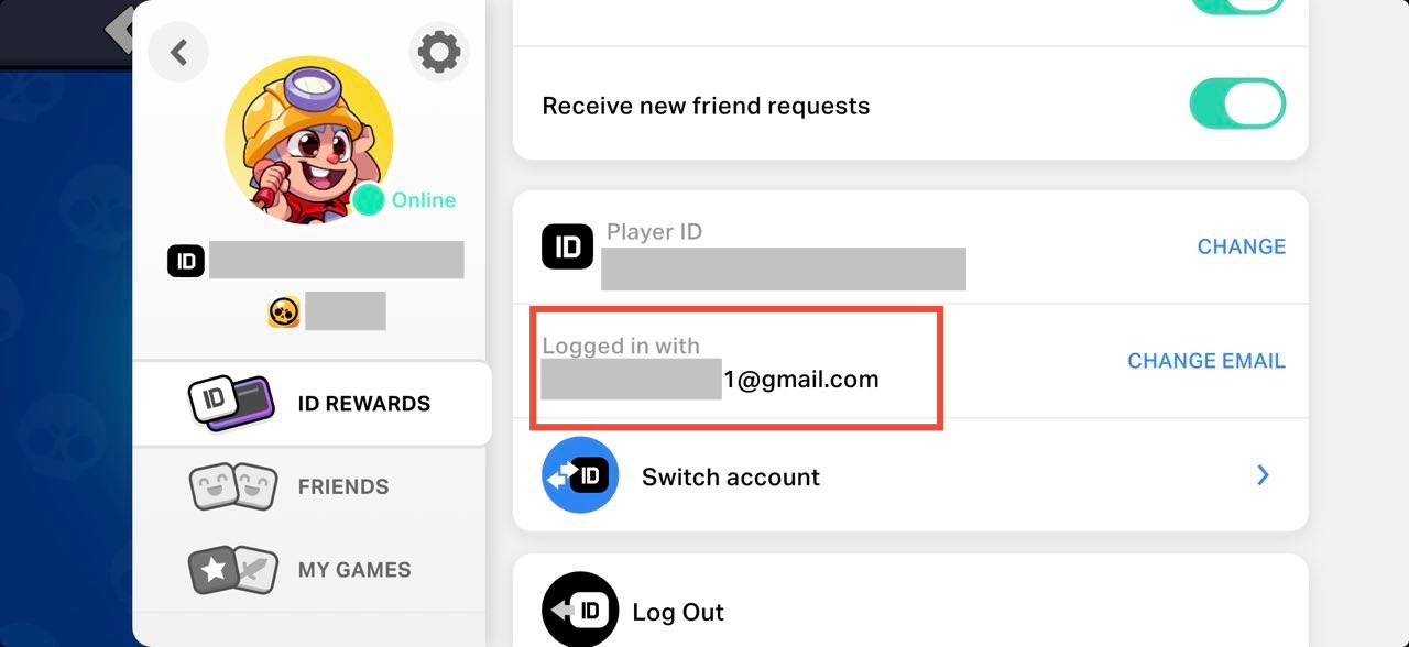 find your Supercell ID email