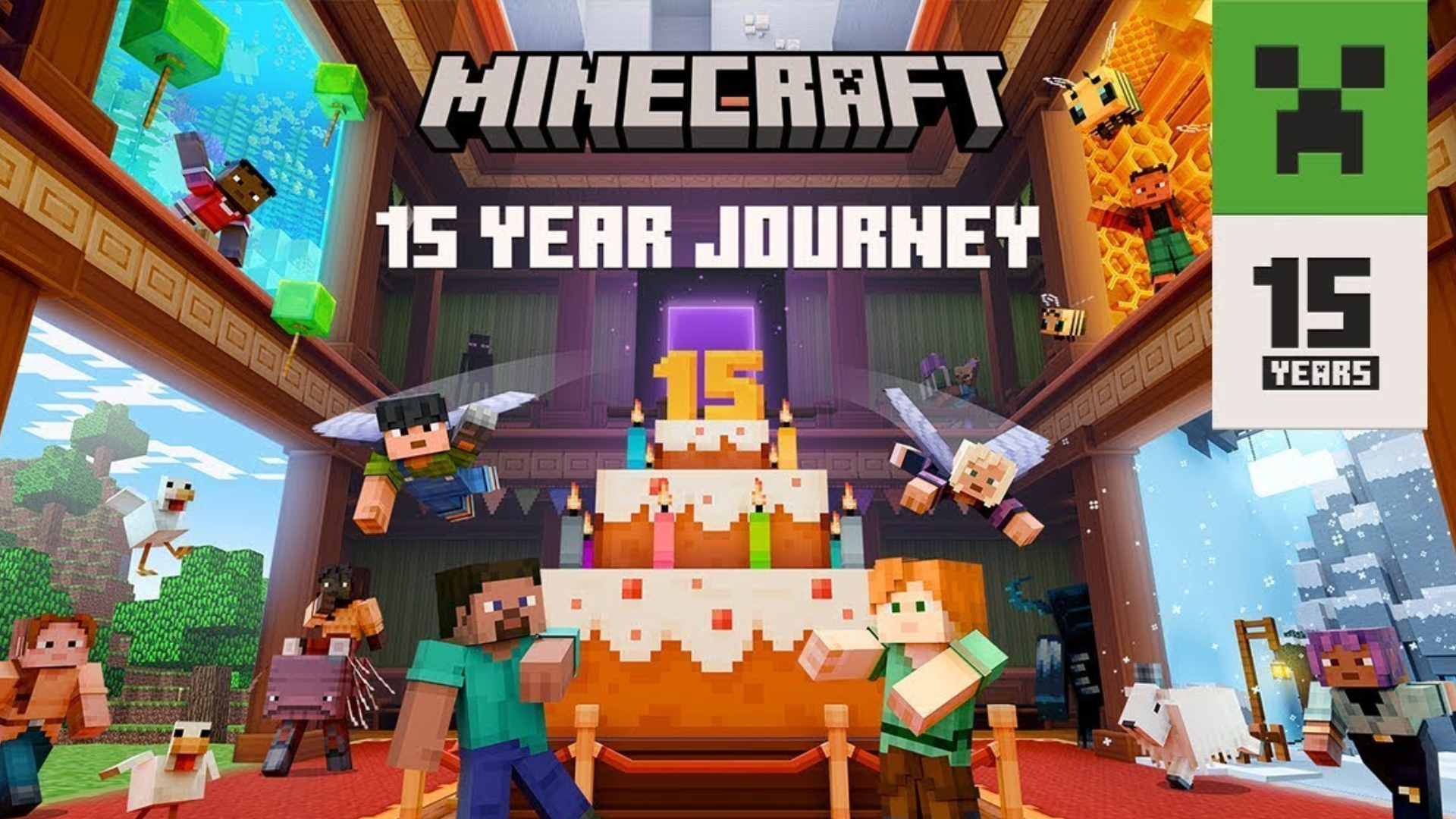 Minecraft's 15th Anniversary: A Blockbuster Celebration! image