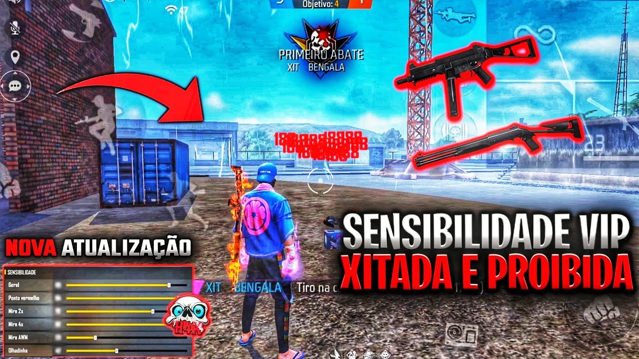 Sensi XIT: A Melhor Sensibilidade para Subir Capa no Free Fire