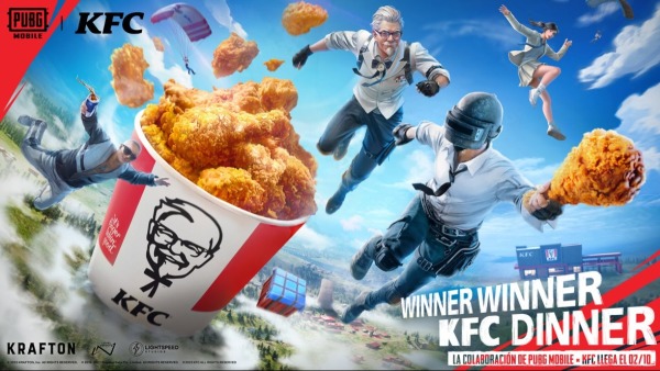 PUBG MOBILE ha revelado su próxima colaboración con el gigante de la comida rápida KFC image