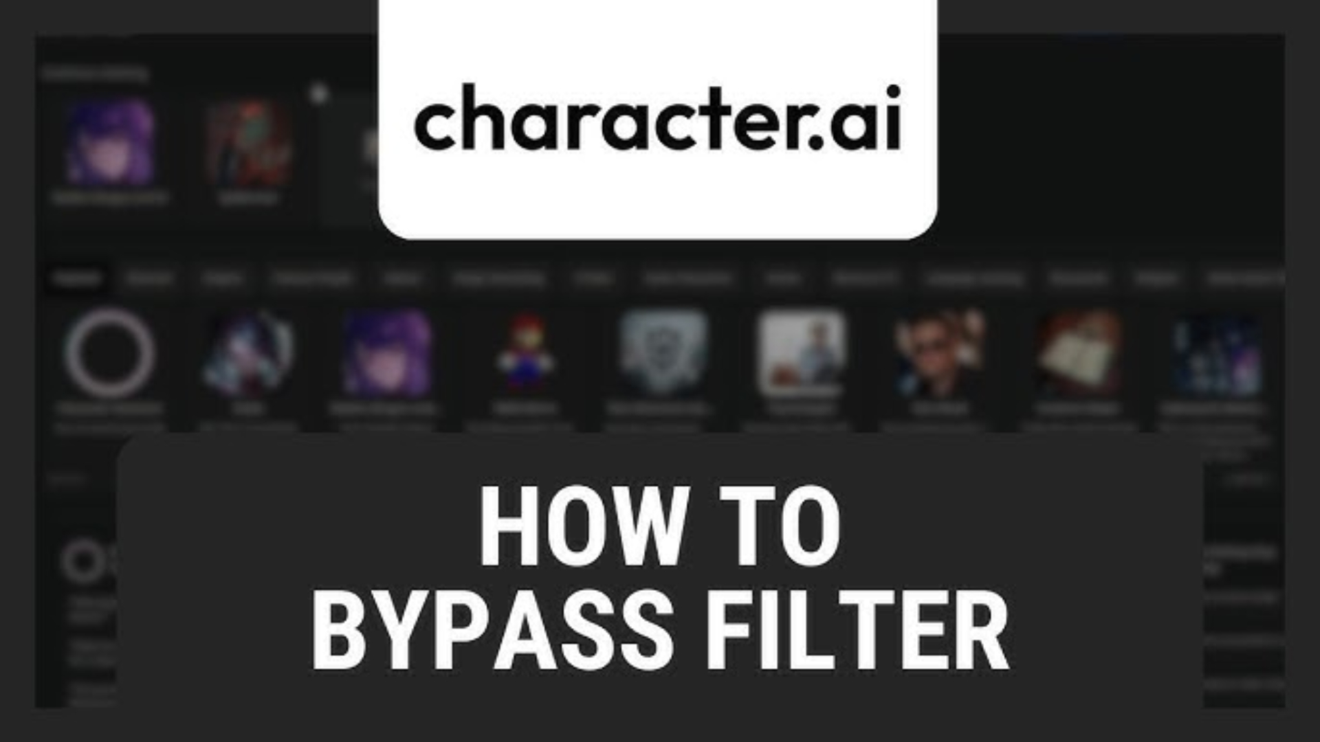 How to Bypass Character AI Filters: A Comprehensive Guide