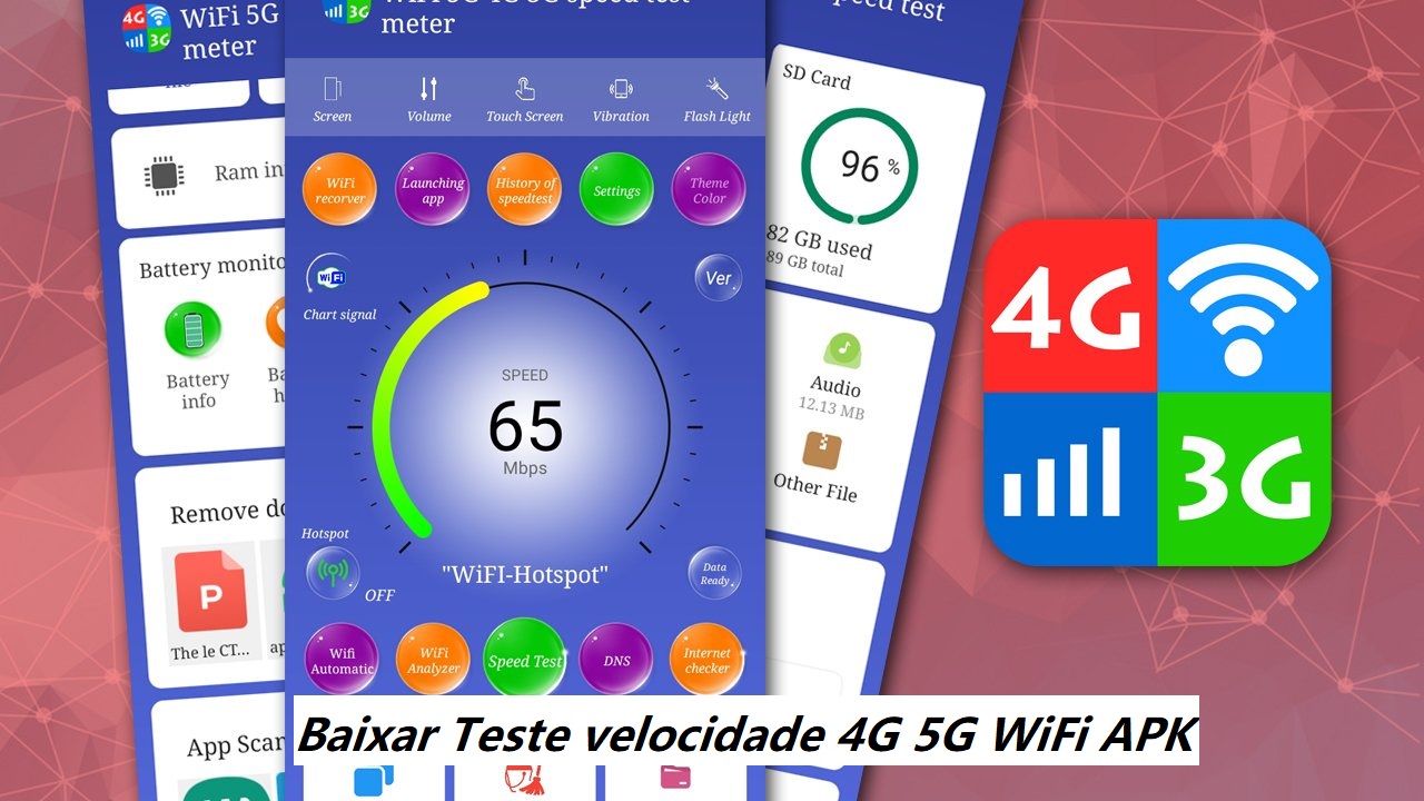 Baixar Teste velocidade 4G 5G WiFi APK 2024: Última Versão