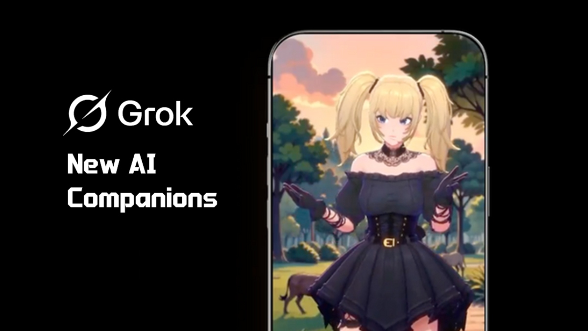 Grok Adds AI Companions Ani and Ruby image