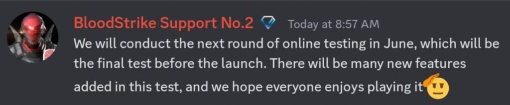 project bloodstrike final testing announcement