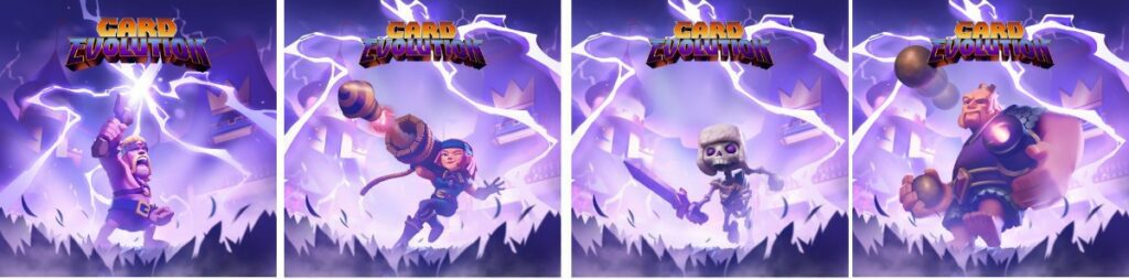 Card Evolution Clash Royale cards