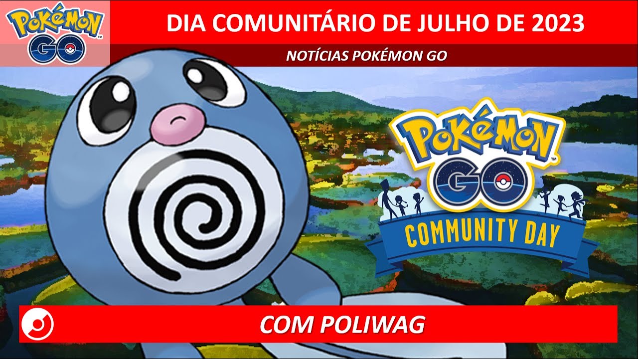 Pokémon Go terá o Poliwag como o Pokémon do Dia Comunitário de julho de 2023