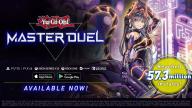 Yu-Gi-Oh Master Duel comemora 57,3 milhões de downloads