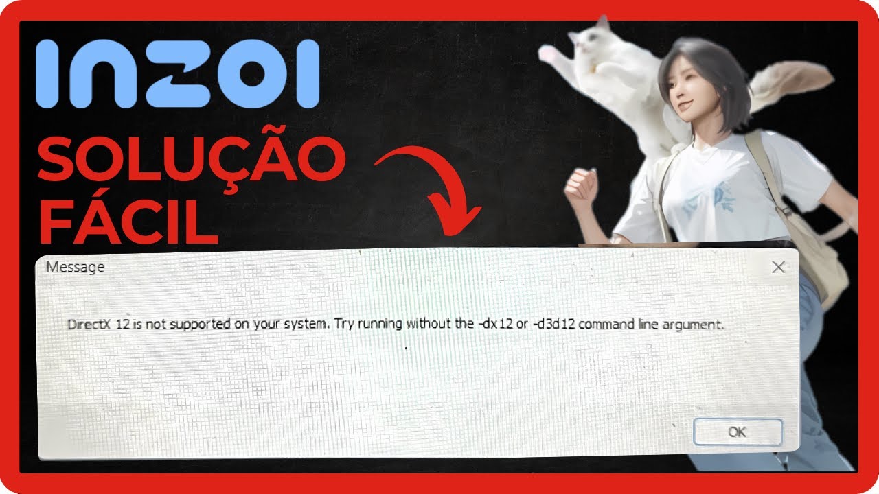 Como corrigir o problema do DirectX 12 não suportado no seu sistema no inZOI