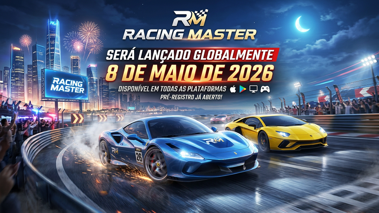 Racing Master será lançado globalmente em 8 de maio de 2026