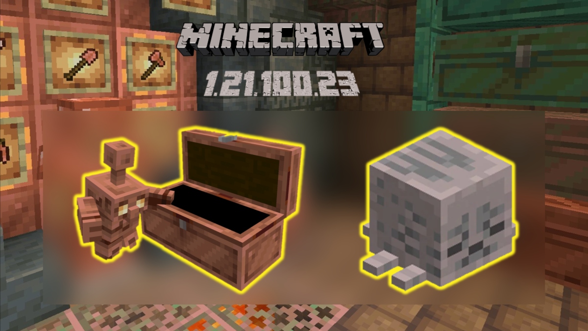 Minecraft Preview 1.21.100.23 APK: Discover the New Copper Golem and More!