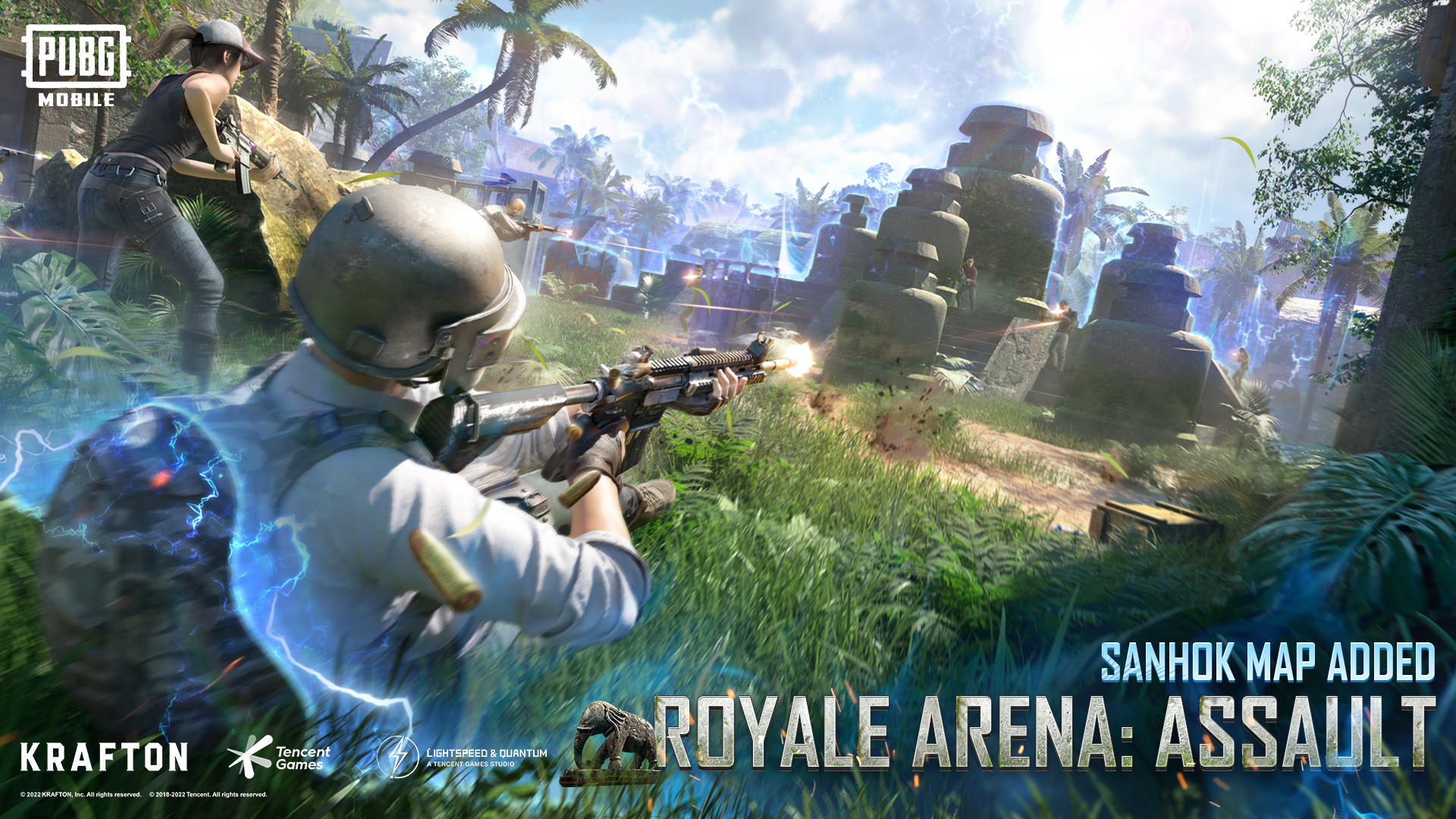 PUBG Mobile New Royale Arena: Assault Mode - Take Assault Rifle to Eliminate All the Enemies image