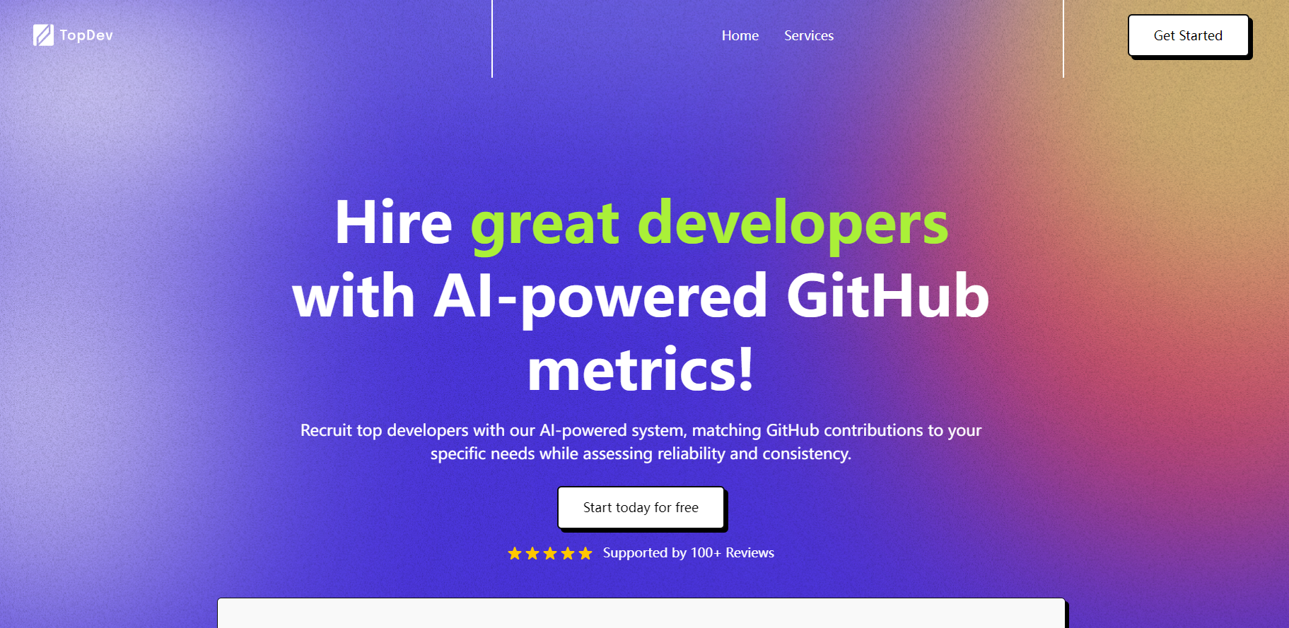 TopDev - Hire the Best Developer Candidate in Seconds