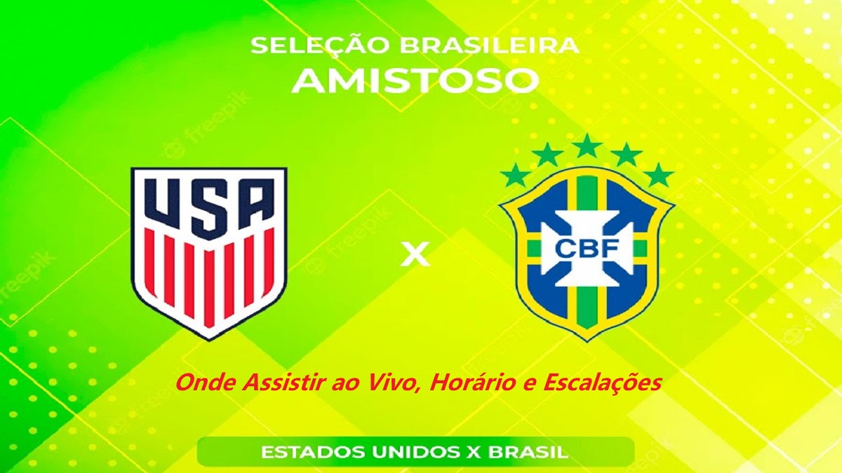 Amistosos da Seleção Brasileira 2024: Estados Unidos x Brasil - Onde Assistir ao Vivo, Horário e Escalações image
