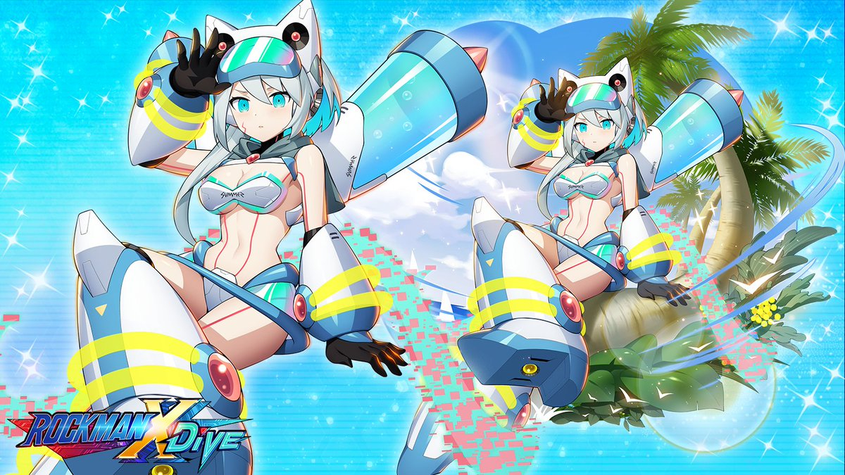 『ロックマンX DiVE』 水着姿のアイコが初登場！「DiVEサマーフェス2022」カプセルが7月13日(水)より開催！ image