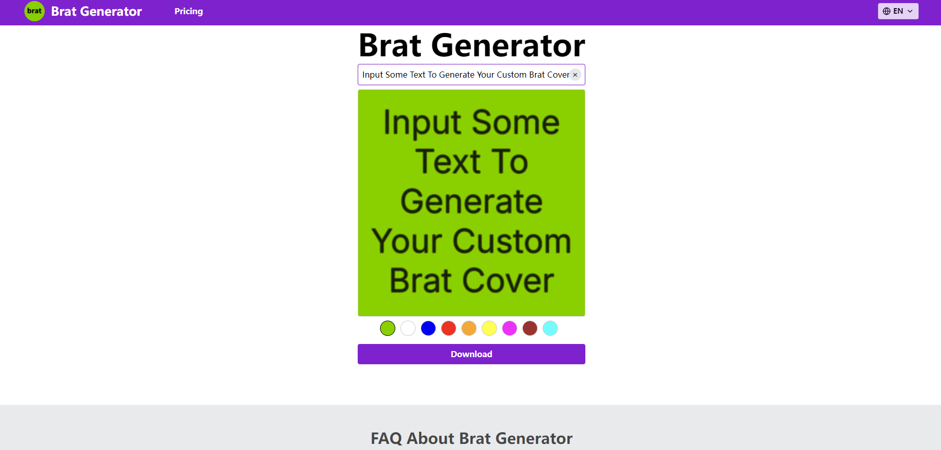 Brat Generator