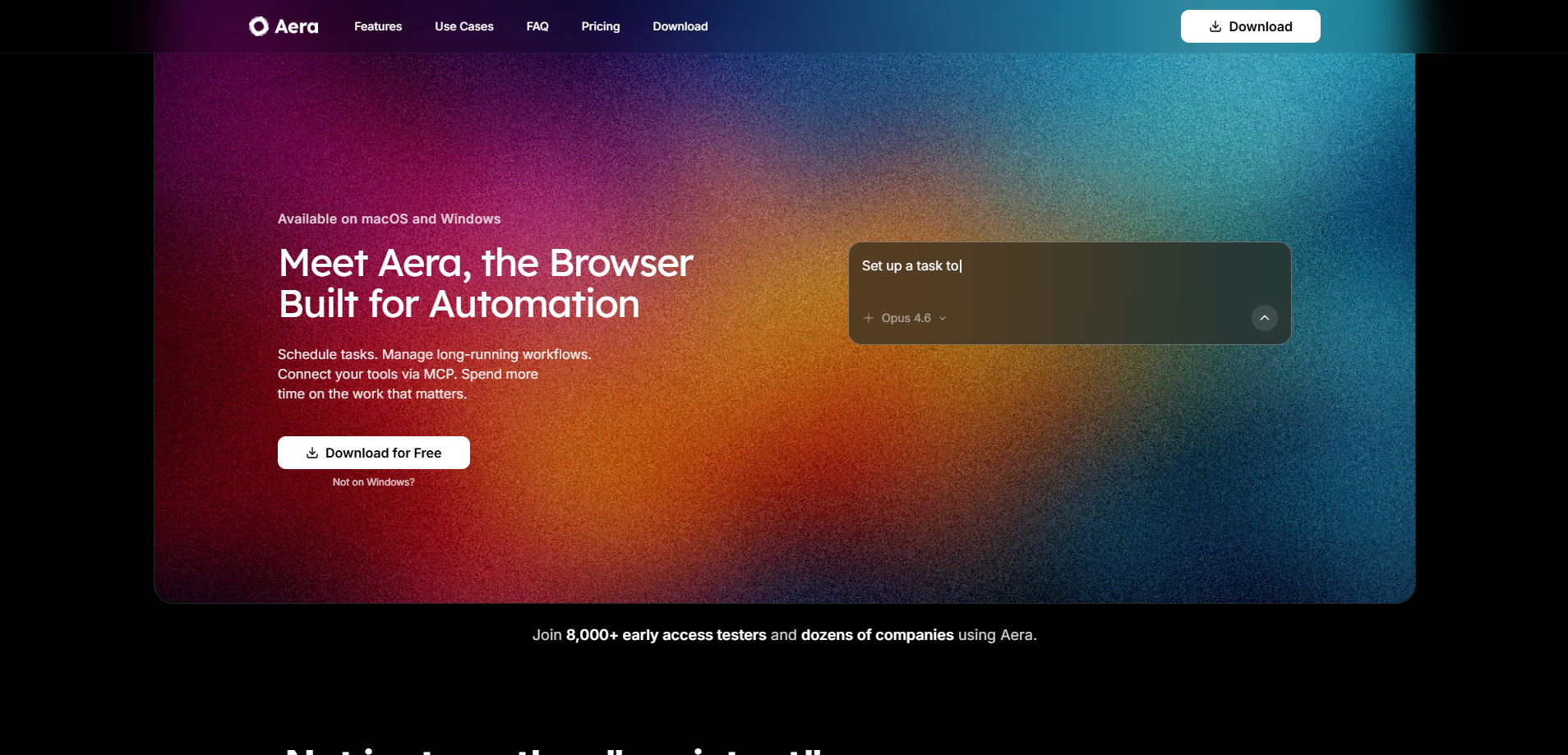 Aera Browser：评论、功能、价格、指南和替代方案