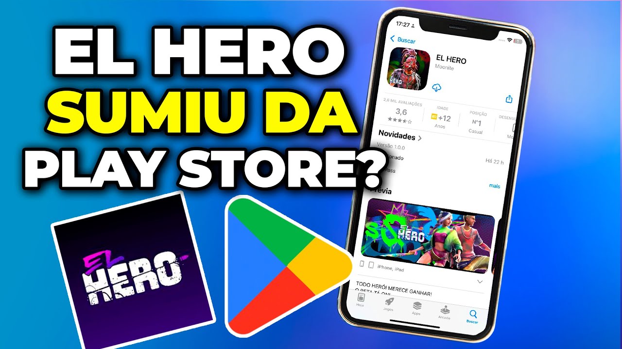O Jogo Brasileiro EL HERO Sumiu, Desapareceu ou Foi Removido da Play Store? Entenda o Que Aconteceu! image