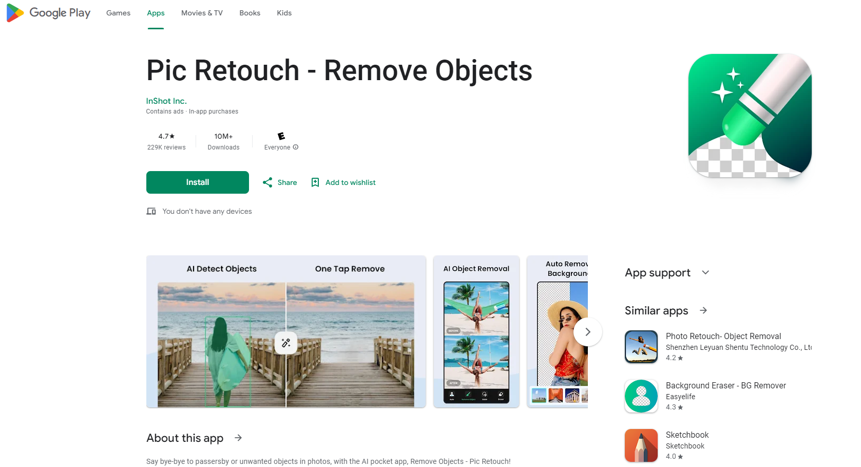 Pic Retouch - Remove Objects