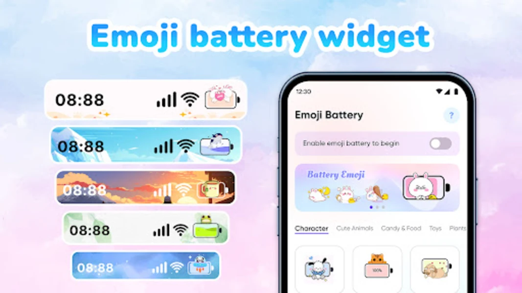 Como baixar Emoji Battery Widget apk versão mais recente 1.2 para Android 2026